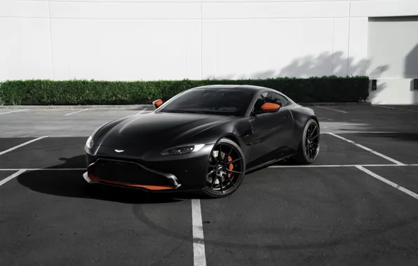 Картинка Aston Martin, Vantage, Matte black