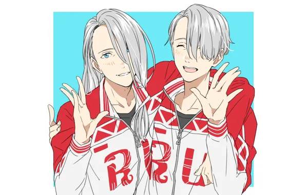 Аниме, арт, Yuri on Ice, Юрий на льду, Виктор Никифоров