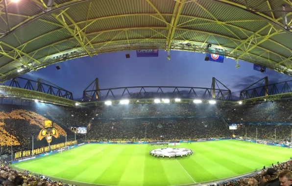 Картинка football, Champions League, UEFA, dortmund, borussia, signal iduna park