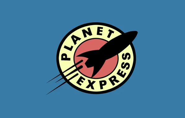 Картинка логотип, Футурама, Futurama, мультсериал, Planet Express, Frye