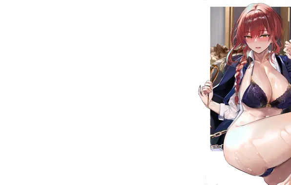 Girl, hot, sexy, ass, bra, boobs, anime, butt