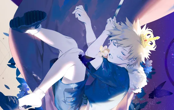 Корона, принц, My Hero Academia, Boku No Hero Academia, Моя Геройская Академия, Бакуго Катсуки