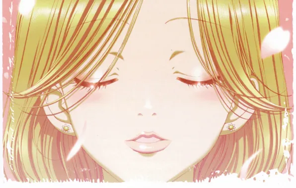 Лицо, закрытые глаза, нана, nana, hachi, nana komatsu, by ai yazawa