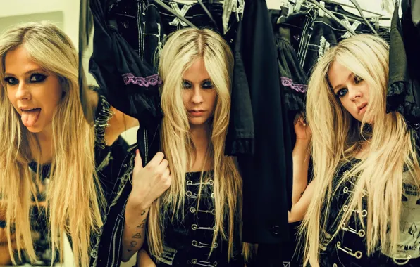 Wallpaper, avril lavigne, wardrobe