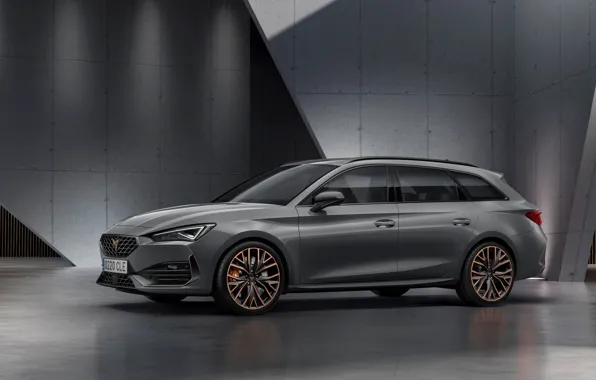 Car, машина, диски, колёса, универсал, Seat, Cupra, серая машина