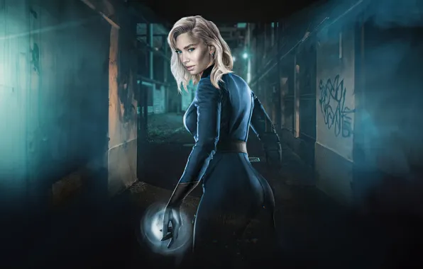 Взгляд, поза, фигура, Сьюзан Шторм, Ванесса Кирби, Vanessa Kirby, Фантастическая четвёрка: Первые шаги, The Fantastic …