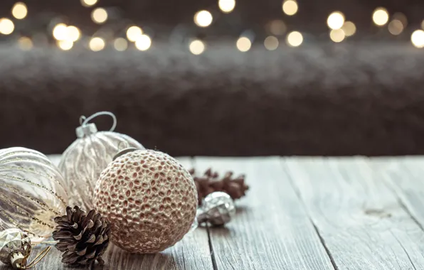 Украшения, шары, Рождество, Новый год, christmas, vintage, balls, winter
