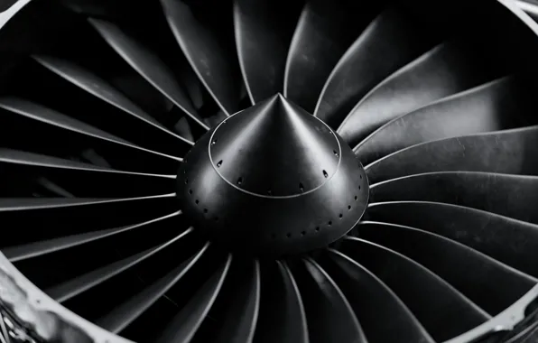 Самолет, Двигатель, Авиация, Турбина, Aircraft, Лопасти, By mentat3d, mentat3d