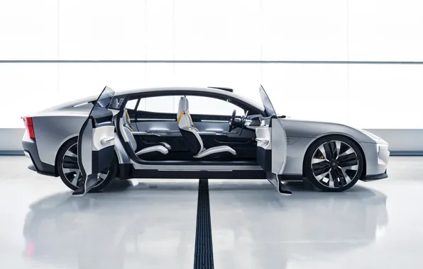 Concept, Volvo, вид сбоку, Polestar, 2020, Precept