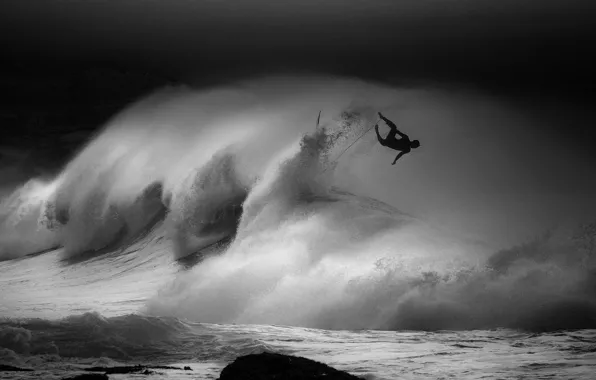 Sea, ocean, surfing, surf, wave, surfer, extreme sport