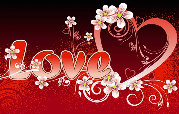 Любовь, сердце, день святого Валентина