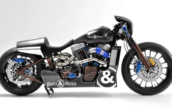 Картинка мотоцикл, harley-davidson, bell&ampamp;ross, motocycle