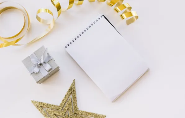 Подарок, блокнот, gift box