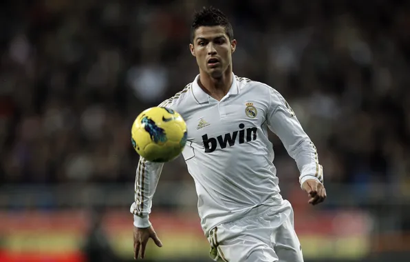 Картинка star, real madrid, football, portugal, Real Madrid, ball, Ronaldo, Cristiano