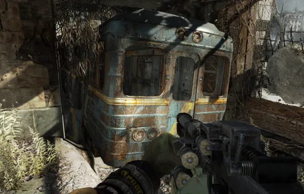 Метро, рельсы, вагон, metro 2033, метро 2033, metro, metro last light, metro redux