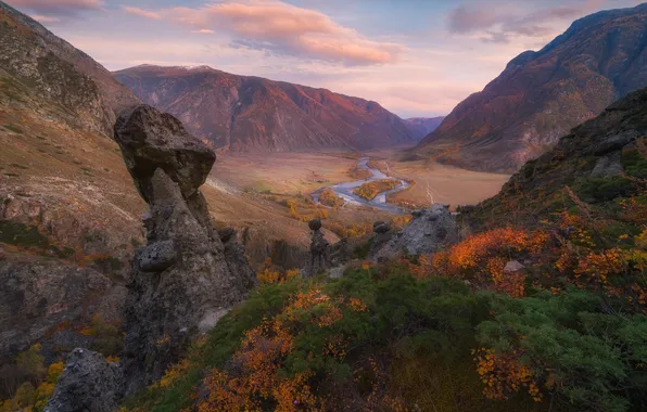 Картинка осень, закат, Горный Алтай, алтай, Александр Кукринов, Ак-Курум, урочище Ак-Курум