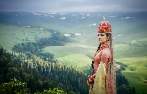 Горы, Адыгея, Марина Фадеева, горянка