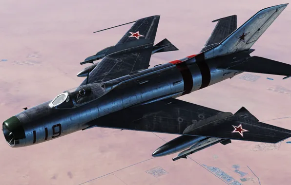 Картинка ОКБ МиГ, Истребитель-перехватчик, МиГ-19П