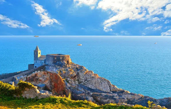 Море, Италия, базилика, Портовенере