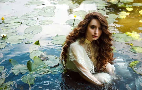 Офелия, Marie Dashkova, фотосессия в воде