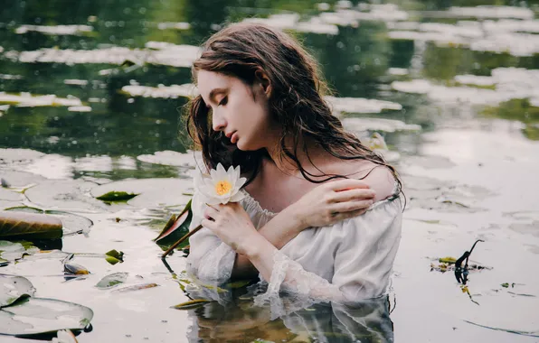 Вода, образ, фотосессия, Офелия, Marie Dashkova