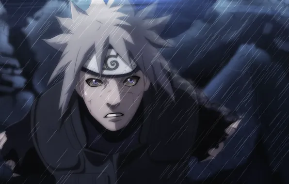 Naruto, art, manga, minato