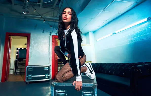 Поза, модель, макияж, фигура, певица, Дуа Липа, Dua Lipa