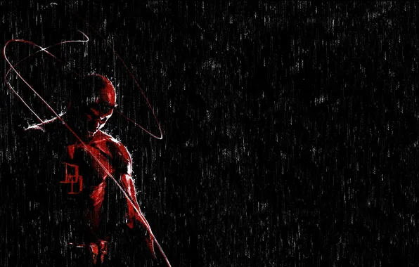 Красный, костюм, Daredevil, Сорвиголова