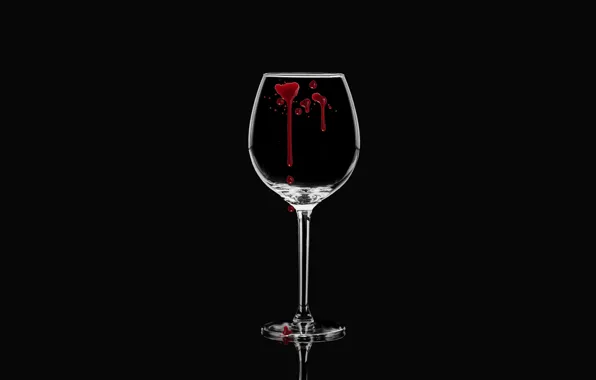 Blood, macro, decoration, wine cup