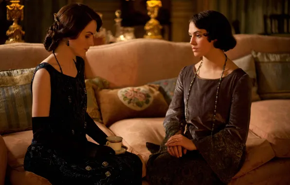 Сериал, персонажи, актрисы, Аббатство Даунтон, Мишель Докери, Сибил Кроули, Мэри Кроули, Джессика Браун Финдлей