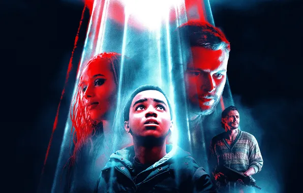 Фантастика, боевик, постер, James Franco, Джеймс Франко, Jack Reynor, Zoe Kravitz, Зои Кравиц