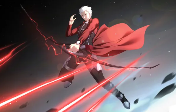 Лук, парень, арчер, Судьба ночь схватки, Fate / Stay Night