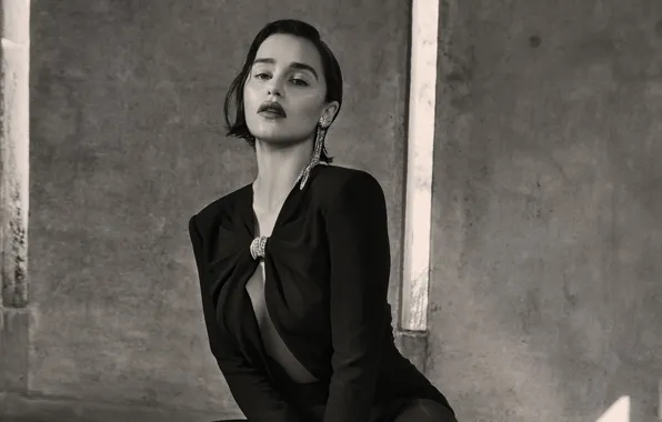 Взгляд, девушка, поза, актриса, красотка, Emilia Clarke