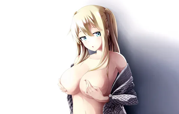 Girl, sexy, boobs, anime, beautiful, pretty, nude, erotic