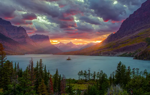 Картинка USA, Glacier National Park, Montana, Gaurav Agrawal