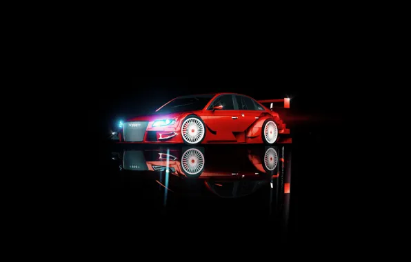 Audi, Минимализм, Ауди, Машина, Фон, Audi A4, Transport & Vehicles, by Nicolas Fauvel