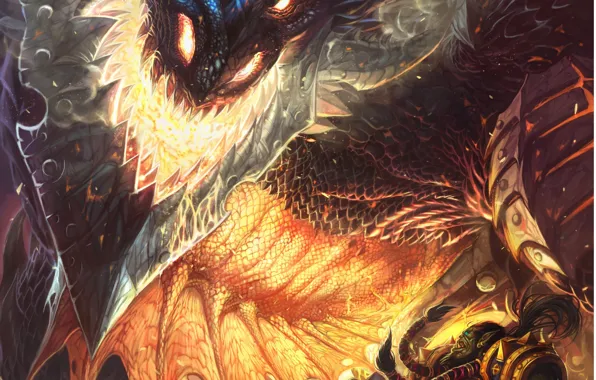Wow, world of warcraft, cataclysm, смертокрыл, катаклизм, Тралл