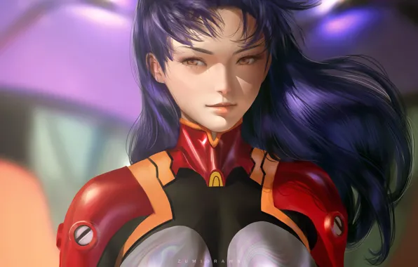 Девушка, Евангелион, Evangelion, Misato Katsuragi