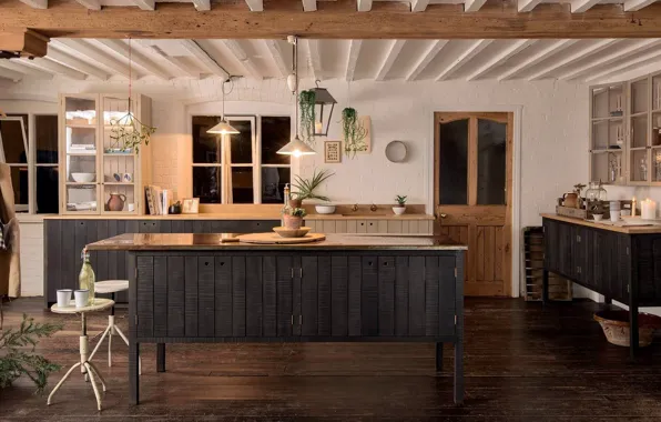 Дизайн, стиль, интерьер, кухня, загородный дом, Country farmhouse