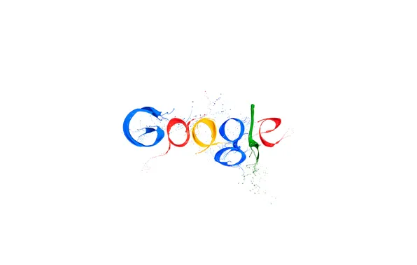 Картинка краски, белый фон, Google