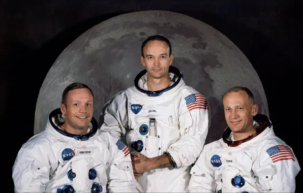 Картинка космос, память, USA, NASA, история, астронавты, history, Collins