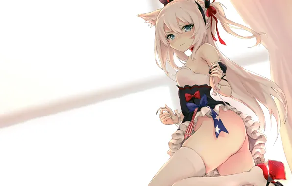Girl, sexy, ass, long hair, dress, boobs, anime, beautiful
