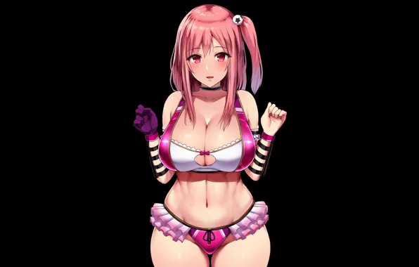 Girl, sexy, cleavage, long hair, boobs, anime, beautiful, pretty