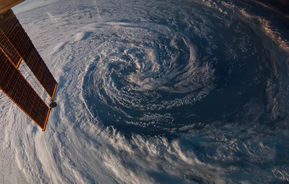 Картинка космос, шторм, земля, планета, спутник, Австралия, ураган