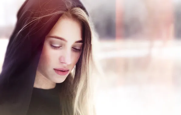 Взгляд, девушка, портрет