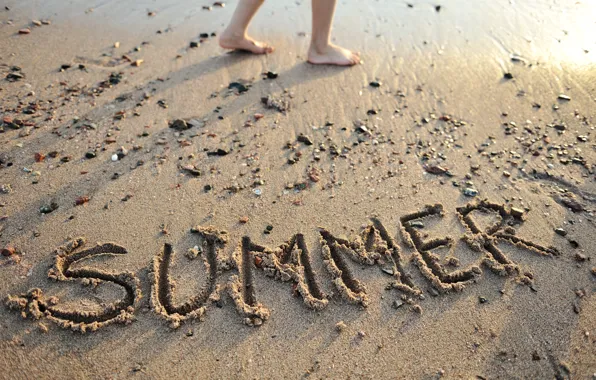 Картинка песок, море, пляж, лето, отдых, summer, beach, каникулы