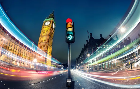 Картинка city, lights, London