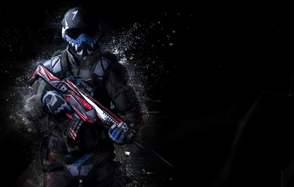 Картинка оружие, боец, штурмовик, Warface, Crytek Kiev, Online shooter