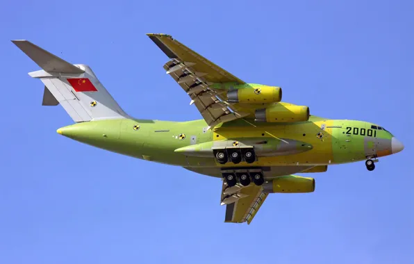 China, sky, flying, Air Force, flag, asian, chinese, oriental