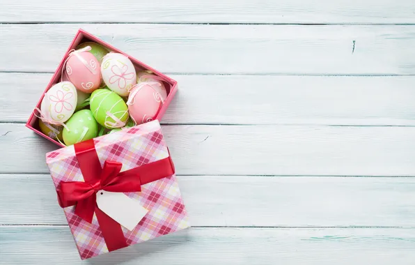 Яйца, весна, colorful, Пасха, happy, wood, pink, spring